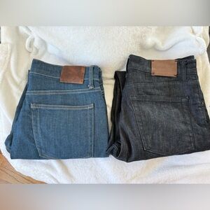 Woman Blue Jeans take both